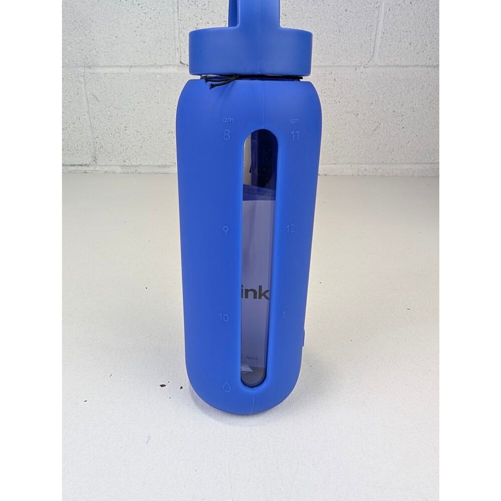 Bink 21 oz Day Bottle W/Carry Cap - Cobalt Blue - Borosilicate Glass - Picture 4 of 7
